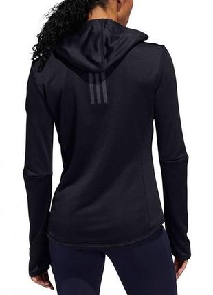 Лонгслив толстовка для бега ✨adidas✨ own the run hoodie black3 фото