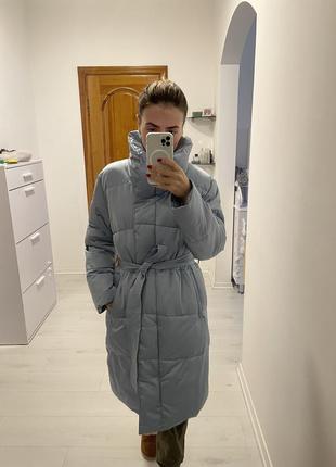 Блакитний пуховик avec les filles