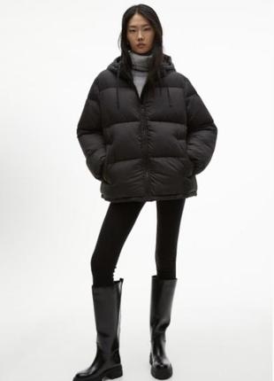 Куртка пуховик с капюшоном h&m