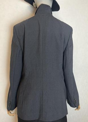Серый жакет,пиджак, блейзер, офисный, классический стиль,люкс бренд,escada,6 фото