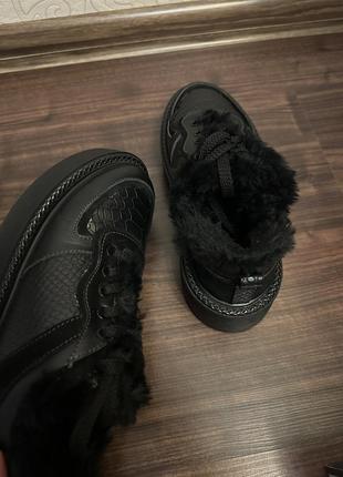 Зимние ботинки с мехом4 фото