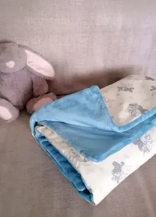 Ковдра дитяча тепленька в ліжко , візочок4 фото
