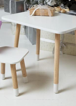 Детский стол и стульчик, деревянный столик и стульчик для ребенка