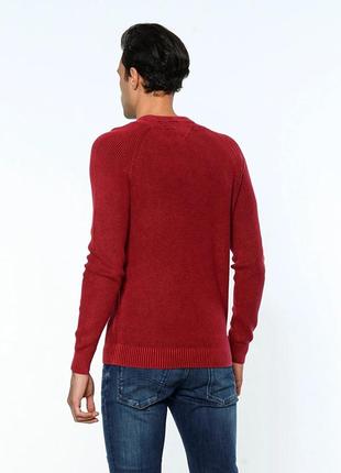 Светр tommy hilfiger denim basic washed knit sweater3 фото