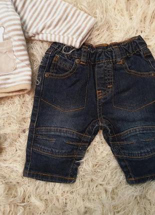 Комплект, набор для мальчика, кофта, джинсы, тапочки3 фото