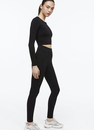 Лосины легинсы h&m sport m-l