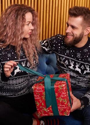 Парні новорічні светри 750 грн. одна штука1 фото