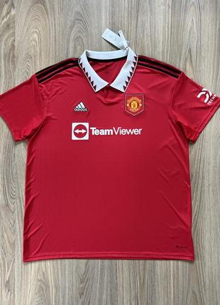 Мужская футбольная джерси adidas manchester united home 2022/23