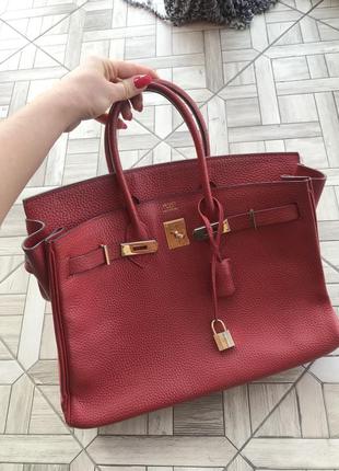 Кожаная сумка hermès1 фото