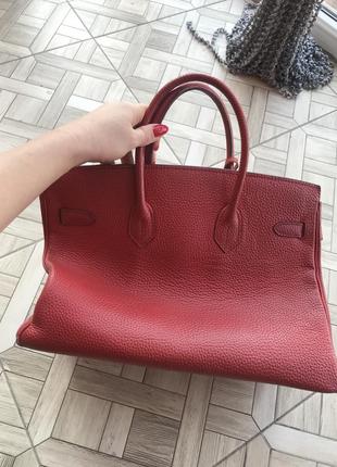 Кожаная сумка hermès2 фото