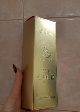 Очищающая пенка с муцином улитки 🐌 и золотом