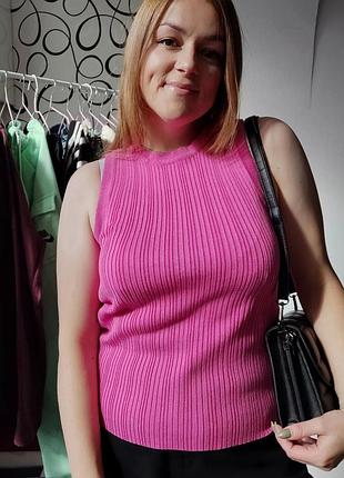 Стильна трикотажна жилетка в рубчик від new look✔️
