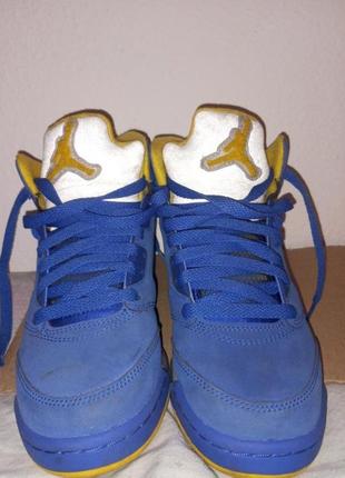 Детские кроссовки nike air jordan 5 laney varsity royal