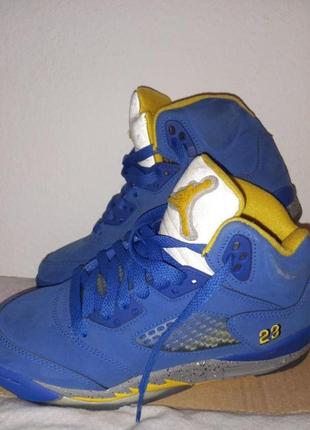 Детские кроссовки nike air jordan 5 laney varsity royal2 фото