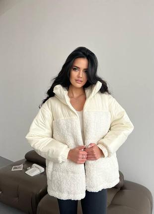 Женская куртка баранчик цвета