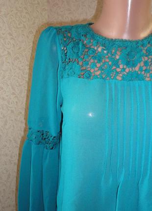 Шик! блуза new look р. 10 (кер.68, шир.45)