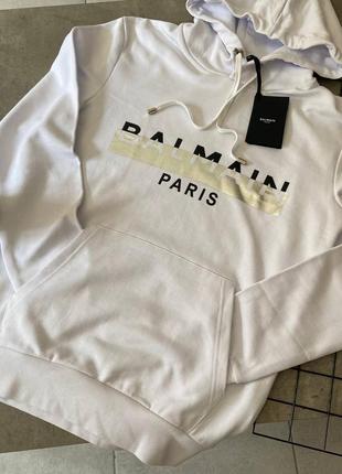 Кофта с капюшоном balmain люкс качества