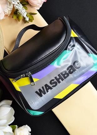 Жіноча косметичка водонепроникна "washbag" розмір: 21х13х21 см1 фото