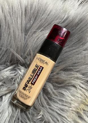 L'oreal paris infaillible 24h fresh wear foundation, тональний крем лореаль, тональна основа , крем l’oréal