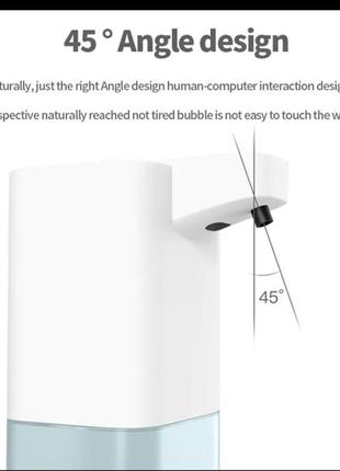 Автоматический индуктивный диспенсер для мыла 400 мл, бесконтактный дозатор для...