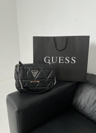 Сумка  guess zippy black1 фото