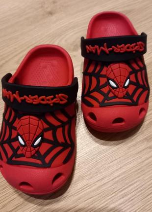 Очень классные кроксы для мальчика, spider-man.