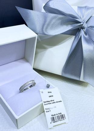 Серебряное кольцо колечко с крупными камнями камни камешки серебро проба 925 новое с биркой италия1 фото