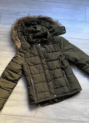 Теплая куртка на зиму утепленная topshop пуховик7 фото