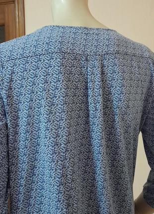 Шикарна блузка у візерунки tommy hilfiger made in turkey, 💯 оригінал, блискавичне надсилання6 фото