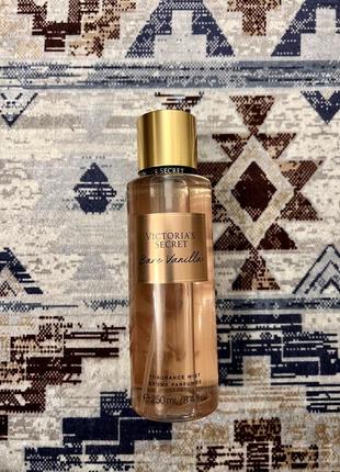 Парфюмированный спрей для тела victoria’s secret bare vanilla взбитая ваниль и мягкий кашемир 250 мл
