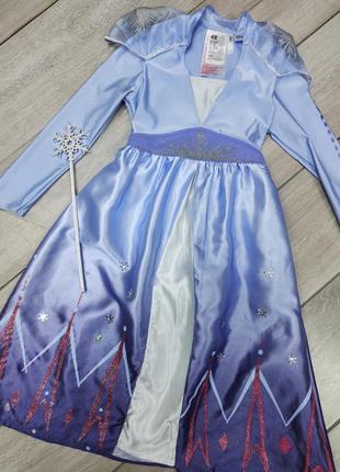 Карнавальное новогоднее платье принцессы эльзы фроузен frozen ельза ледяное сердце холодное сердечко эльза2 фото