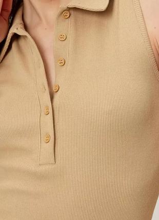 Сукня міді в рубчик 2