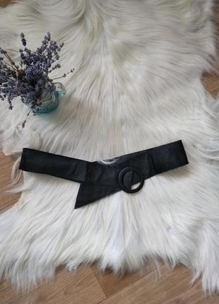 Пояс чорний , штучна шкіра