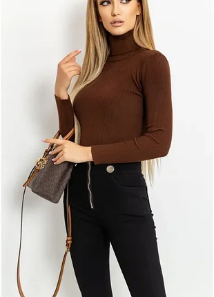 Базовый гольф в рубчик под горло / водолазка / свитер