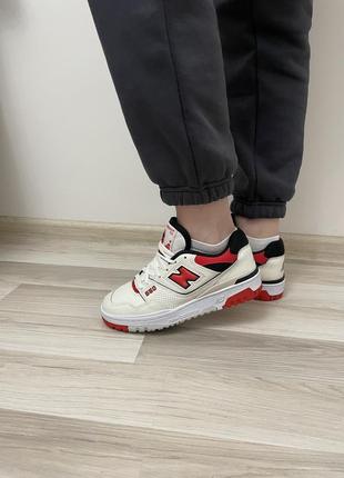 New balance 550 оригинал кроссовки женские кожаные5 фото