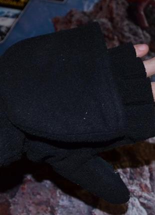 Флісові перчатки-рукавиці 2в14 фото
