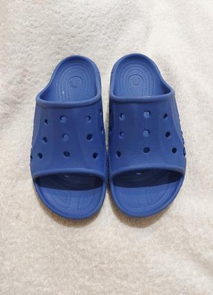 Шлепанцы кроксы crocs c 12-13 29-30р синие