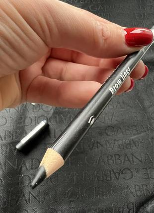 Карандаш для бровей lamel professional с щеточкой