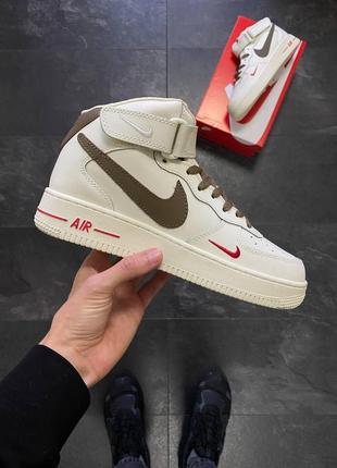 Мужские кроссовки nike air force fur  (зима)1 фото