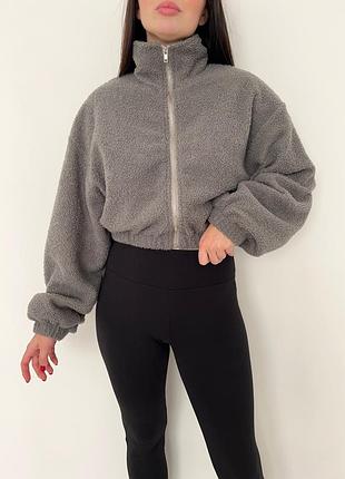 Прикольний плюшевий бомбер meizikin