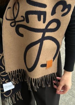 Женский шарф loewe reversible scarf3 фото