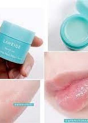 Нічна маска для губ (mint choco) laneige lip sleeping mask 8 g1 фото