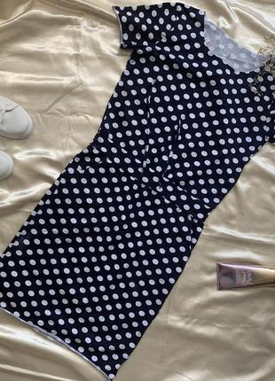 Трикотожное маечное платье