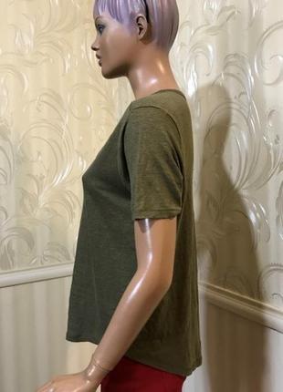 Класична літня футболка, zara, розмір l3 фото
