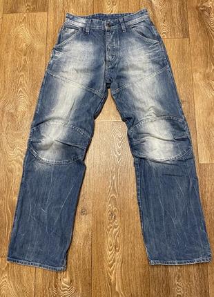 G-star raw denim мужские винтажные плотные джинсы штаны
