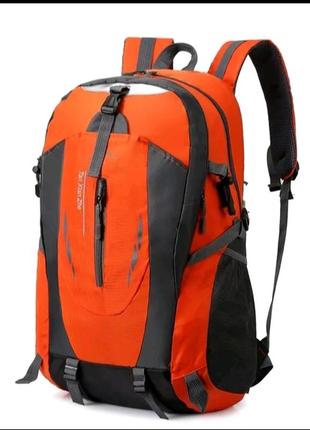 Рюкзак 45 л помаранчевий, наплічник оранжевий водовідштовхувальна тканина