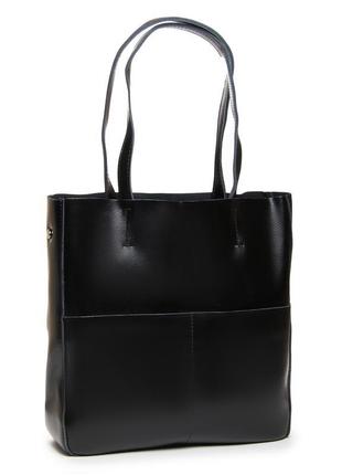 Женская кожаная сумка шоппер кожаный2 фото