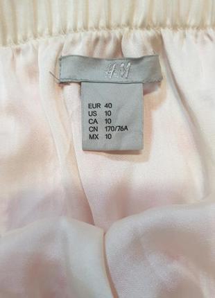 Стильная яркая миди юбка плиссе h&m6 фото