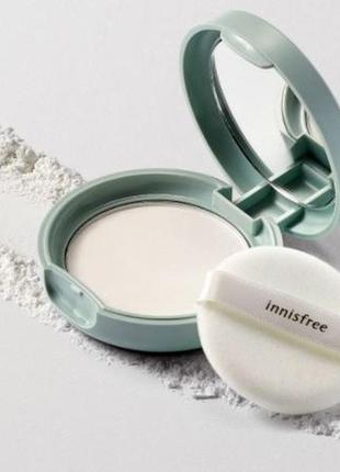 Минеральная компактная матирующая пудра innisfree no sebum mineral pact