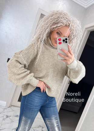 Женский вязанный свитер оверсайз 7 цветов те-214ша